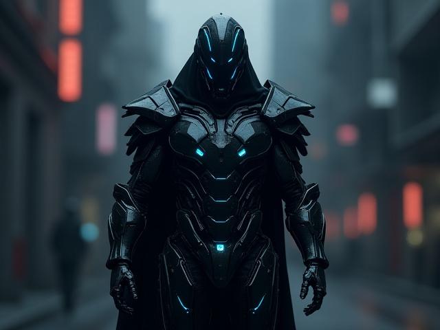 Custom cyberpunk knight avatar for Roblox